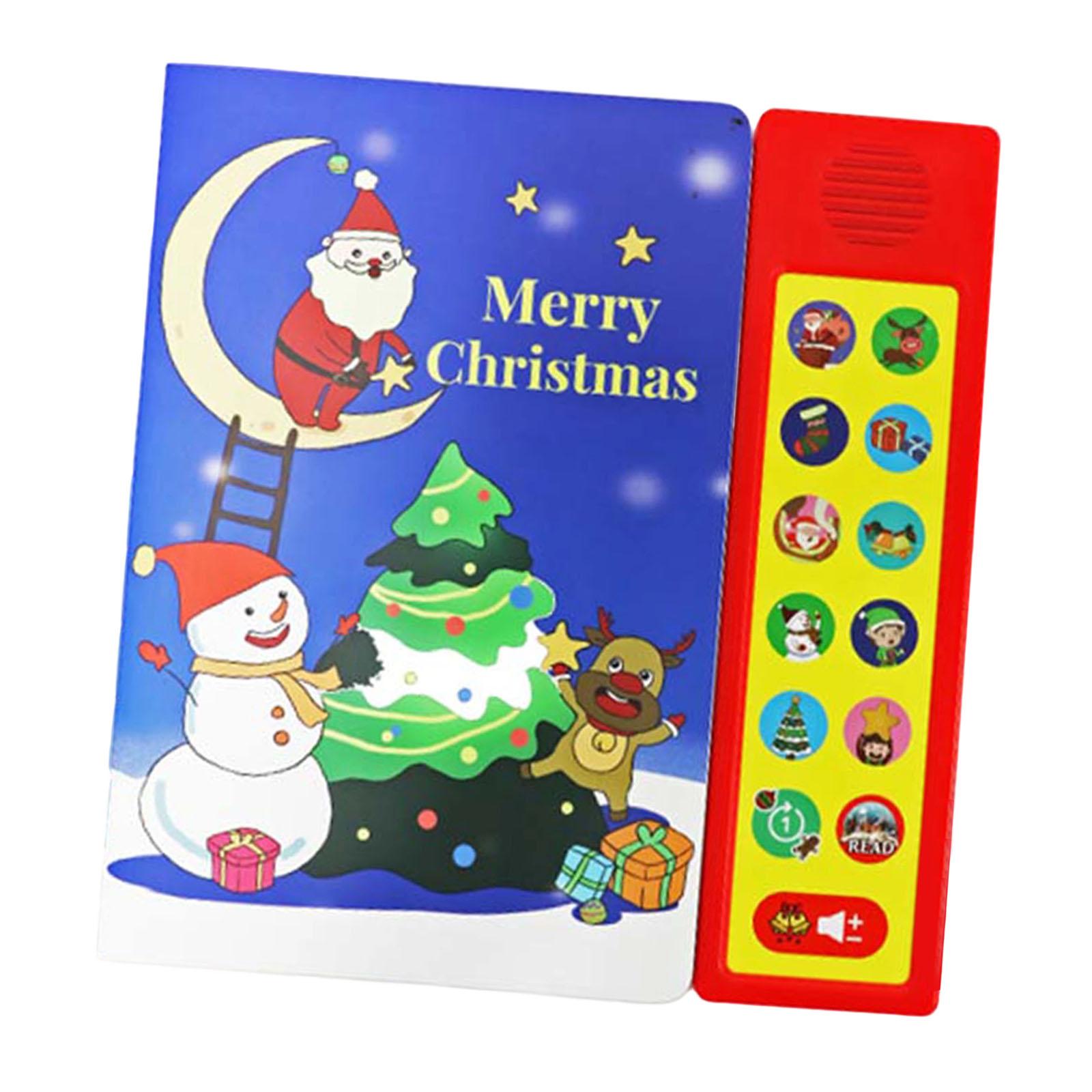 Kids Education Rhymes - Libro musicale con canzoni natalizie, libro