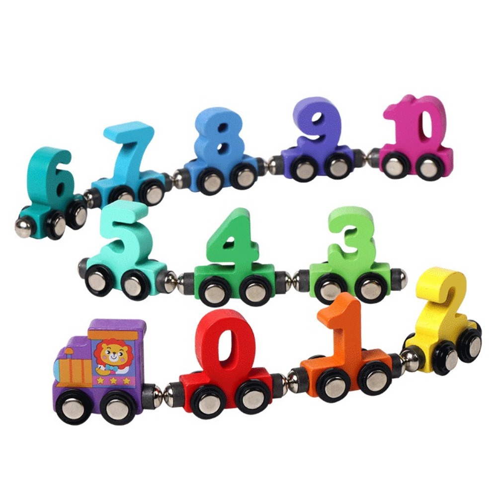 Kids Education Number - 1 set di trenini digitali con