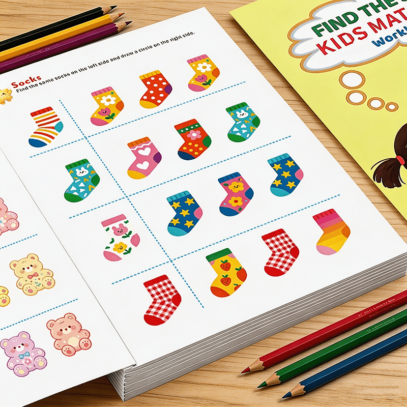 Kids Education Activities - Trova lo stesso libro di esercizi