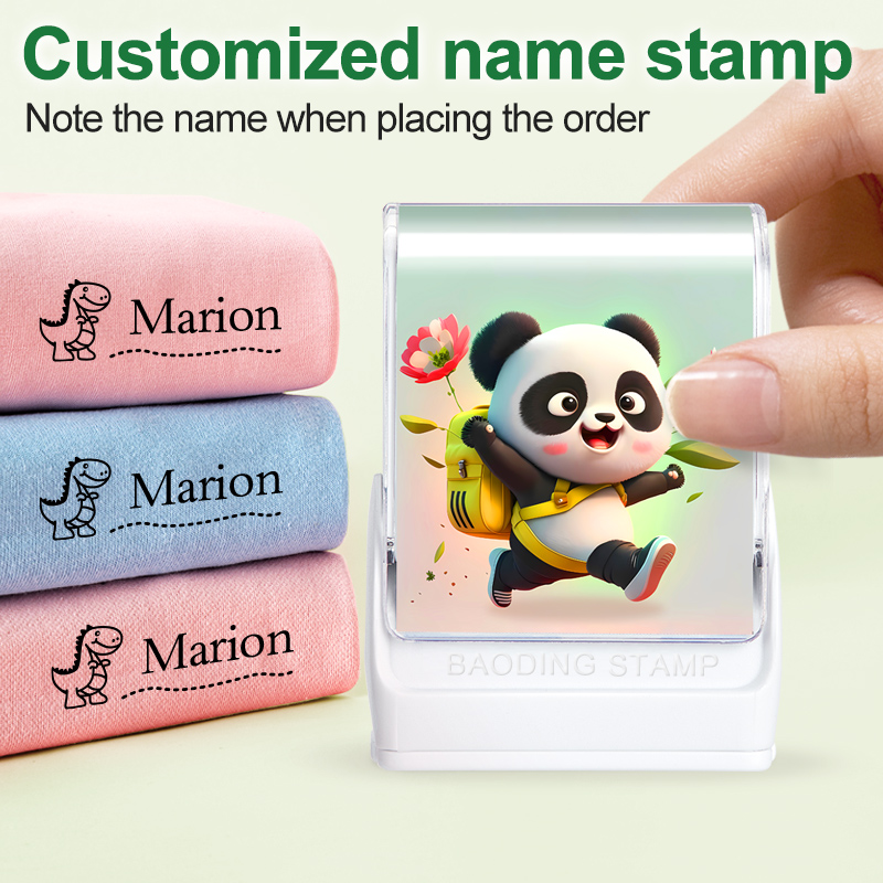 Kids Education Name - Kit timbro inciso personalizzato per bambini