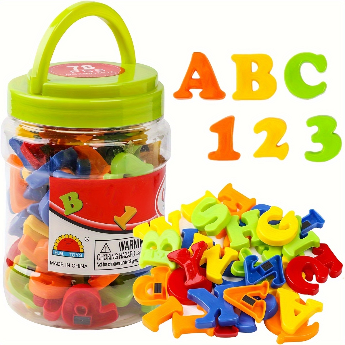 78 pezzi lettere magnetiche nu - Kids Education Number recensione e prezzo