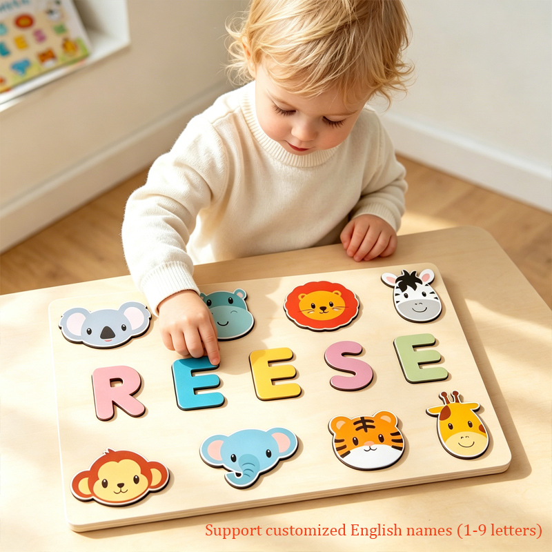 Puzzle in legno personalizzato - Kids Education Name recensione e prezzo