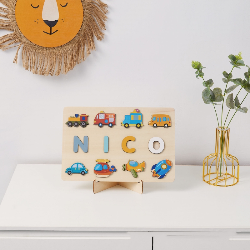Puzzle in legno personalizzato - Kids Education Name recensione e prezzo