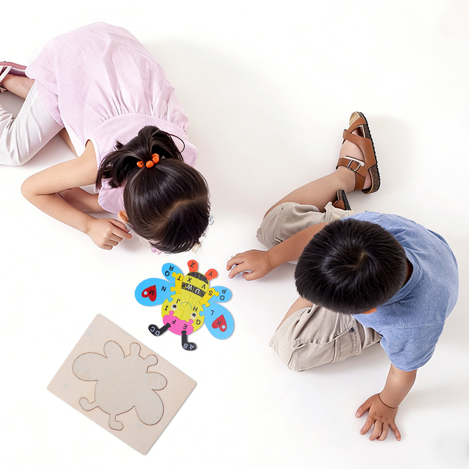 1 set di puzzle in legno con l - Abc Kids Early Education recensione e prezzo