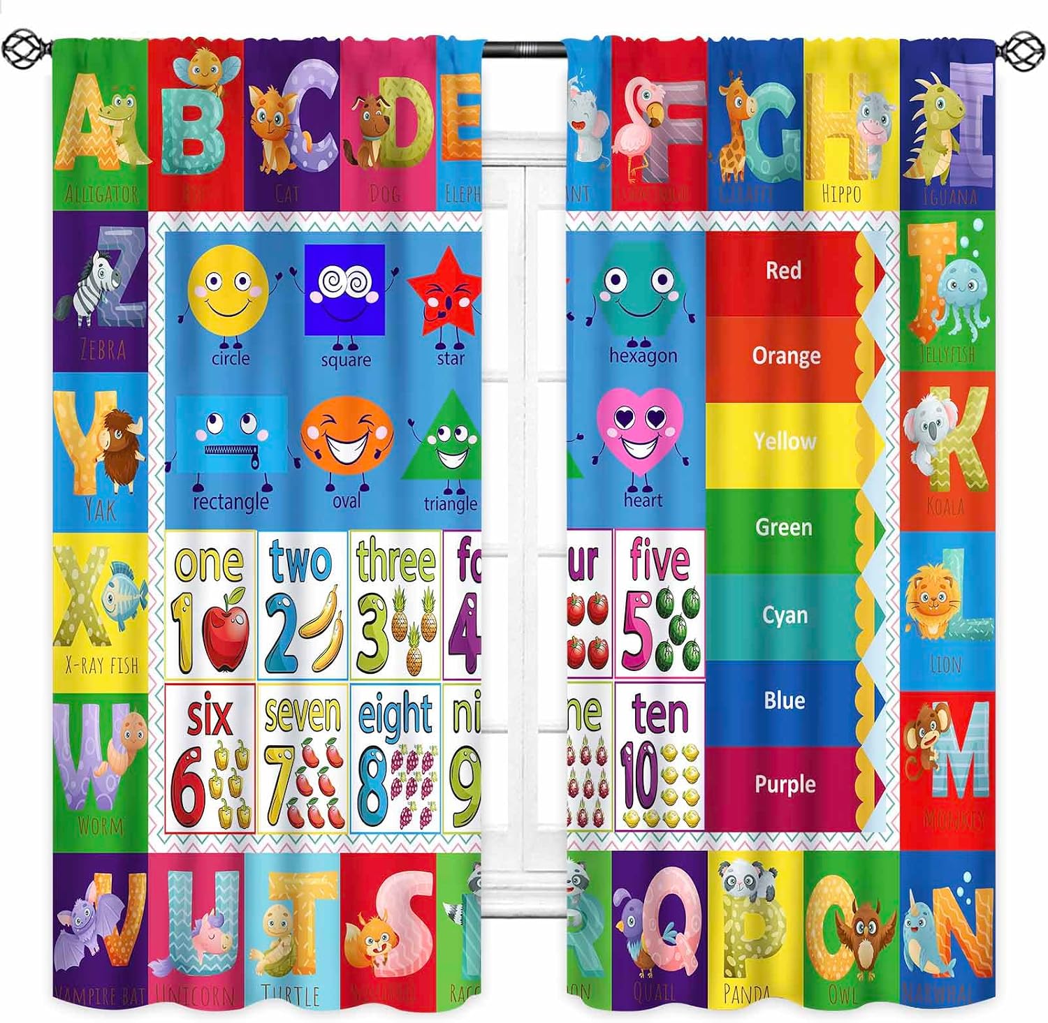 Pannelli per Tende con Numeri  - Abc Kids Early Education recensione e prezzo