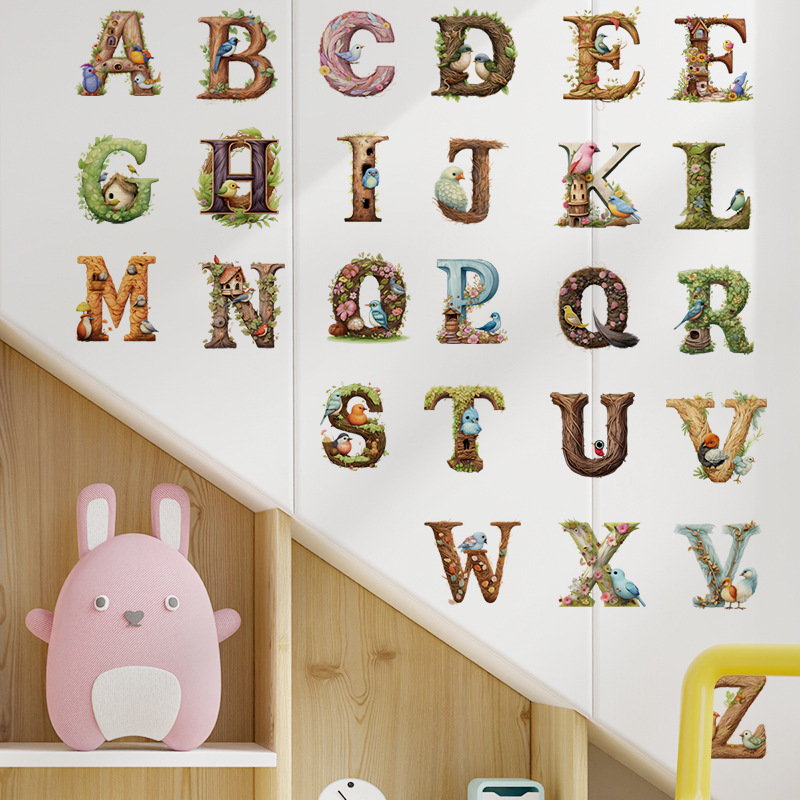 Cute Alphabet Vinyl Wall Decal - Abc Kids Early Education recensione e prezzo