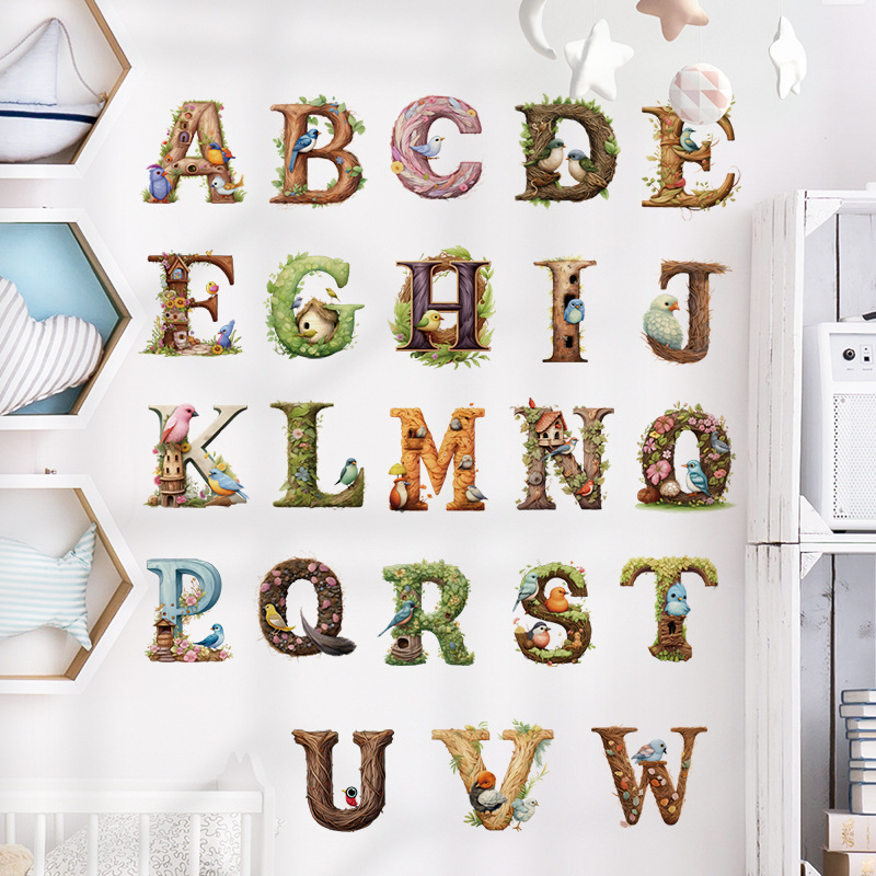 Cute Alphabet Vinyl Wall Decal - Abc Kids Early Education recensione e prezzo