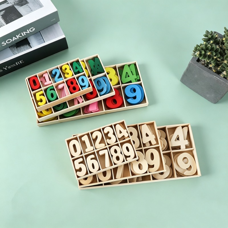 Set di numeri in legno fai da  - Kids Education Name recensione e prezzo