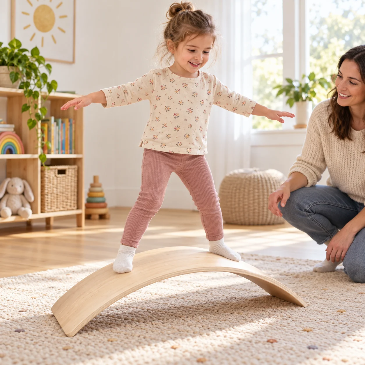 Tavola di equilibrio in legno, - Kids Education Activities recensione e prezzo