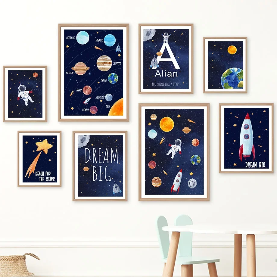 Quadro su Tela Personalizzato  - Kids Education Name recensione e prezzo